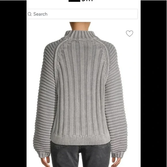 Sweetheart cotton sweater - Picture 2 of 2